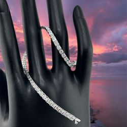 Tennis Bracelet In 14k White Gold