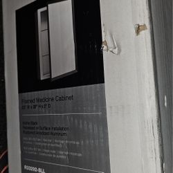 KOHLER
Embark 20 in. W x 26 in. H Rectangular Framed Medicine Cabinet with Mirror in Matte Black