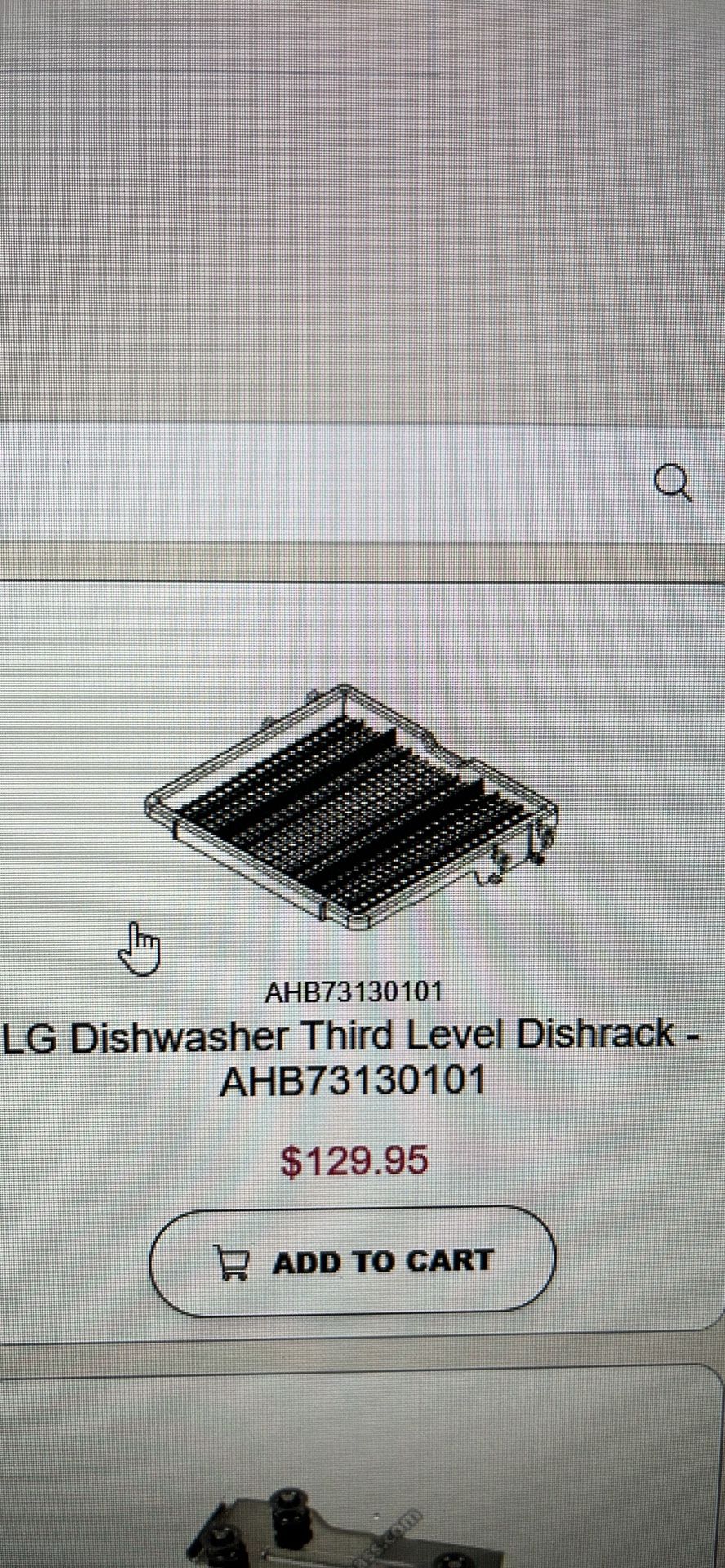 LG Dishwasher 3rd Level Distract
