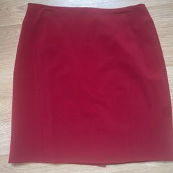 Apostrophe Red Skirt