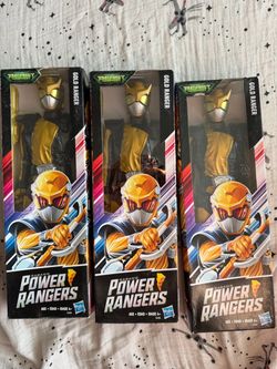 Power Rangers Beast Morphers 12" Gold Ranger Action Figure Toy Brand New in Box