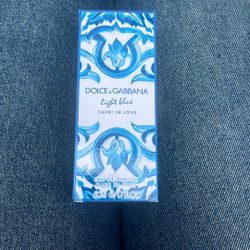 Dolce & Gabbana Light Blue Capri In Love