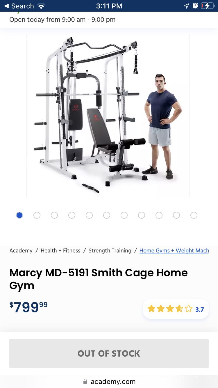 Used Marcy Smith Gym Machine 