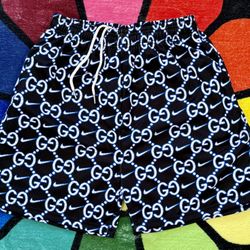 Custom Designer Shorts Gucci