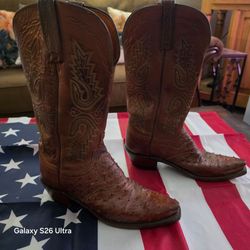 Women's Full Quill Ostrich Boots