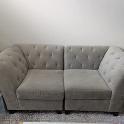 Tufted Loveseat Sofa $75