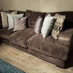 Gray Sectional Couch 