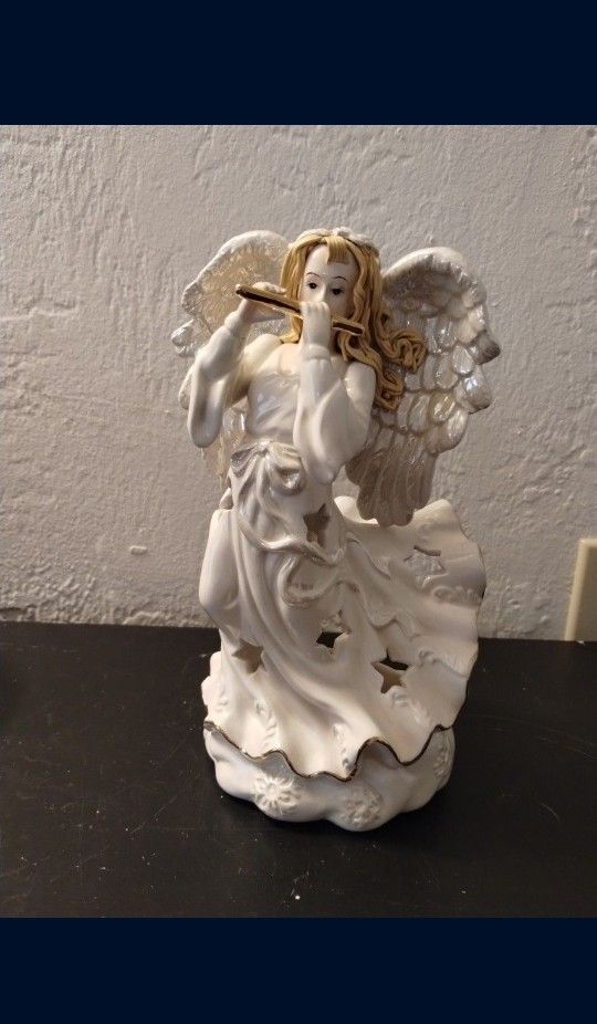 Angel Figurine Votive Tea Light Candle Holder
