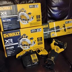 DeWalt brushless circular & reciprocating NEW