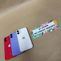Apple IPhone 12 Mini 5G Unlocked - Only $1 Today Pay The Rest Later! 