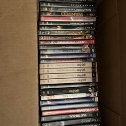 Box Of DVDs/ Blu Ray
