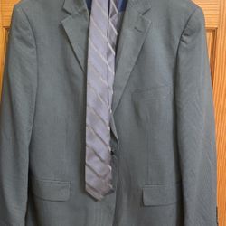 Pin Stripe Grey Suit 