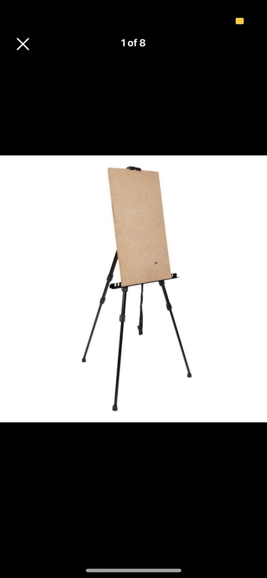 Folding Tripod Display Easel Stand Drawing Board Poster Bag