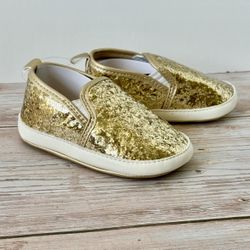 Gold Baby Shoes