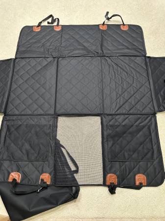 Brand New Dog Back Seat Car Cover Extender Hammock 400lbs Hard Bottom