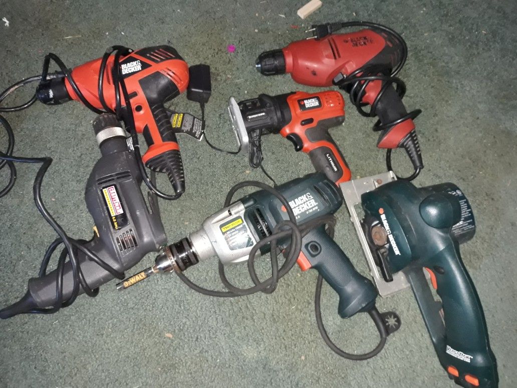 Drills and saws