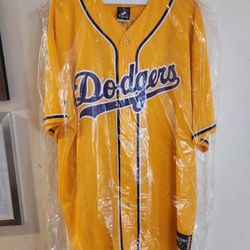 Genuine Authentic Dodgers / Lakers Baseball Jerseys XXL