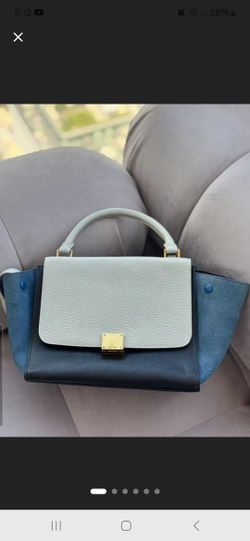 Celine Trapeze Grey Shoulder Bag 