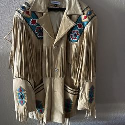 Men’s Fringe Southwestern Style Jacket Size Medium