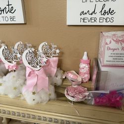 Pink Bow Baby Shower