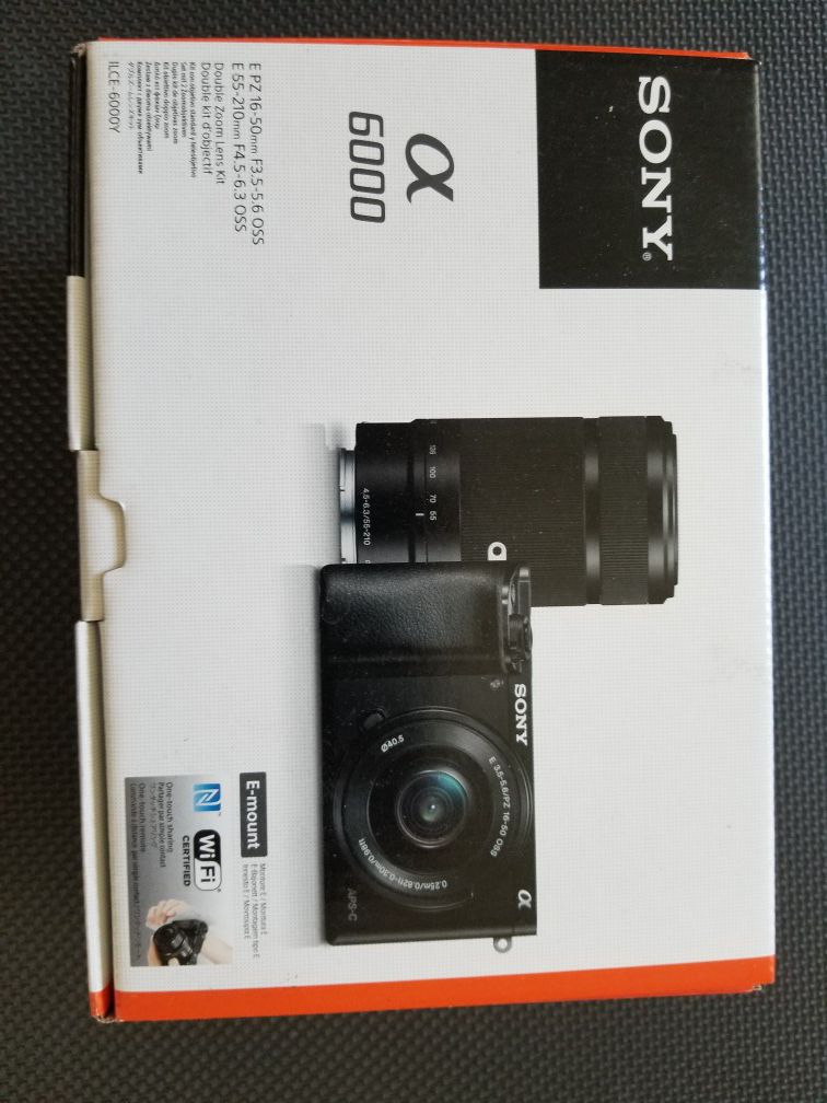 Sony A6000 with 16-50mm and 55-210mm lenses
