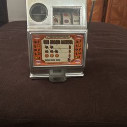 Vintage Slot Machine Piggy Bank 