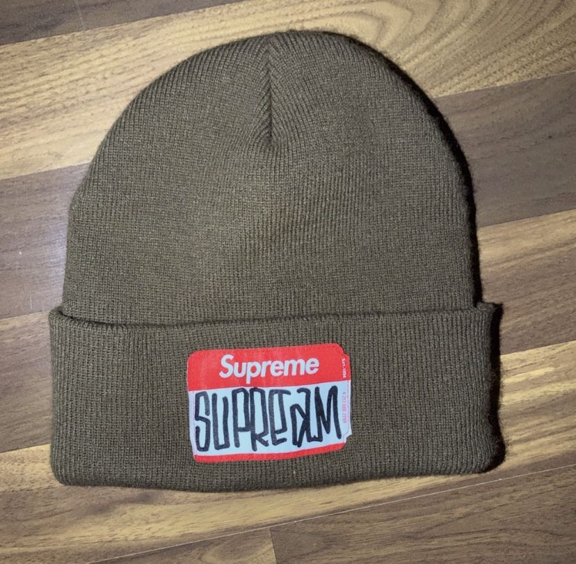 Brown Supreme Beanie / Streetwear beanie