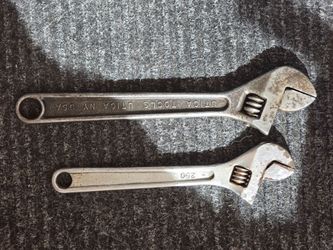 Utica Tools  And Sunlight Adjustable Wrenches Set of 2