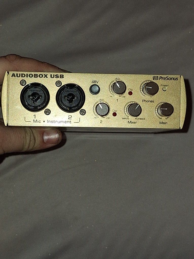 Used Presonous Audiobox Usb Preamp 48v