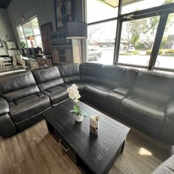 Power Reclining Sectional On Sale Now! 