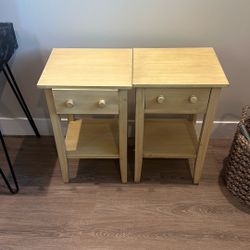(2) Bedside Tables - Selling As Set Only 