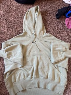 Womens Xs oversized green nike sweatshirt
