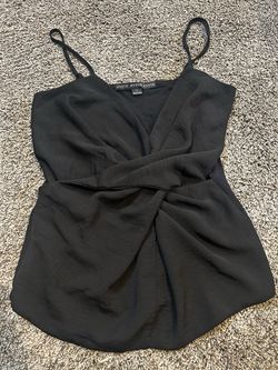 Black tank top