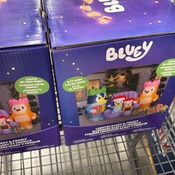 Bluey Family Christmas Inflatable 8ft