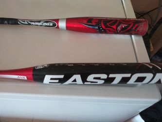 Easton and Rawlings Bat
