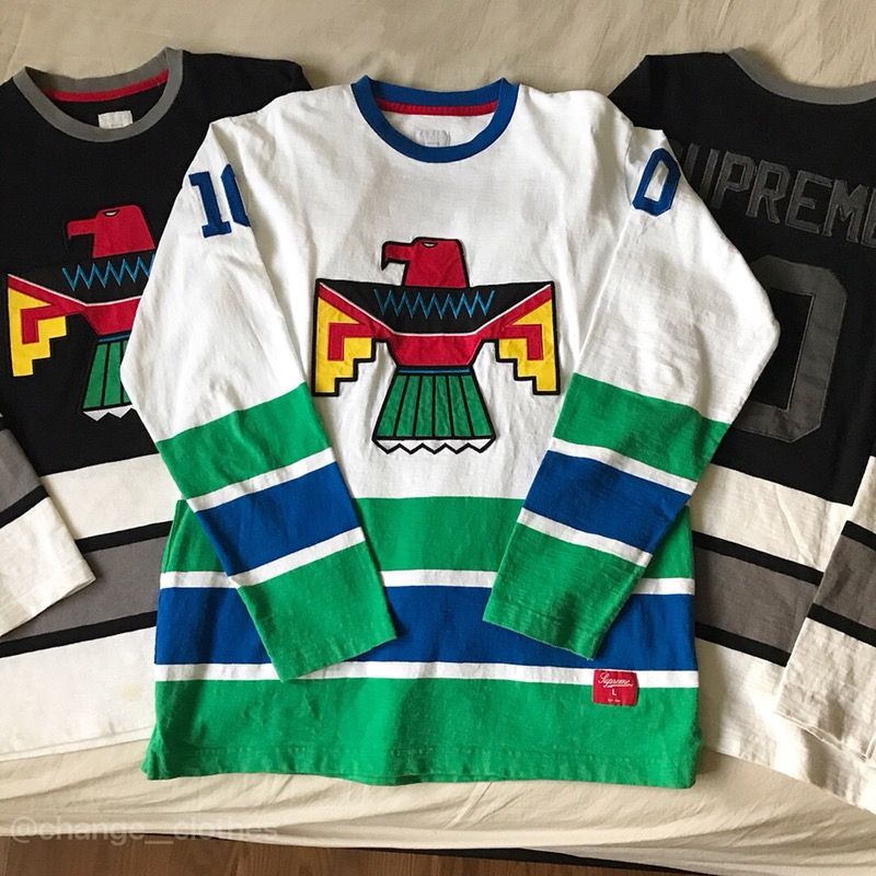 Supreme Ankh Hockey Jersey - NWT - White - Sz. L - Hypebeast - NYC - Mighty  Duck