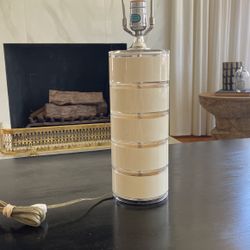 Vintage 1980 Optique Table Lamp