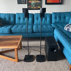 Bose Accoustimass 5 Series III with Stands
