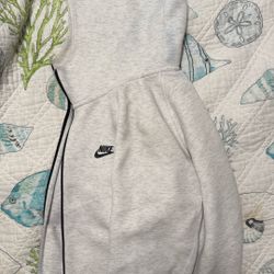White Nike Tech Hoodie