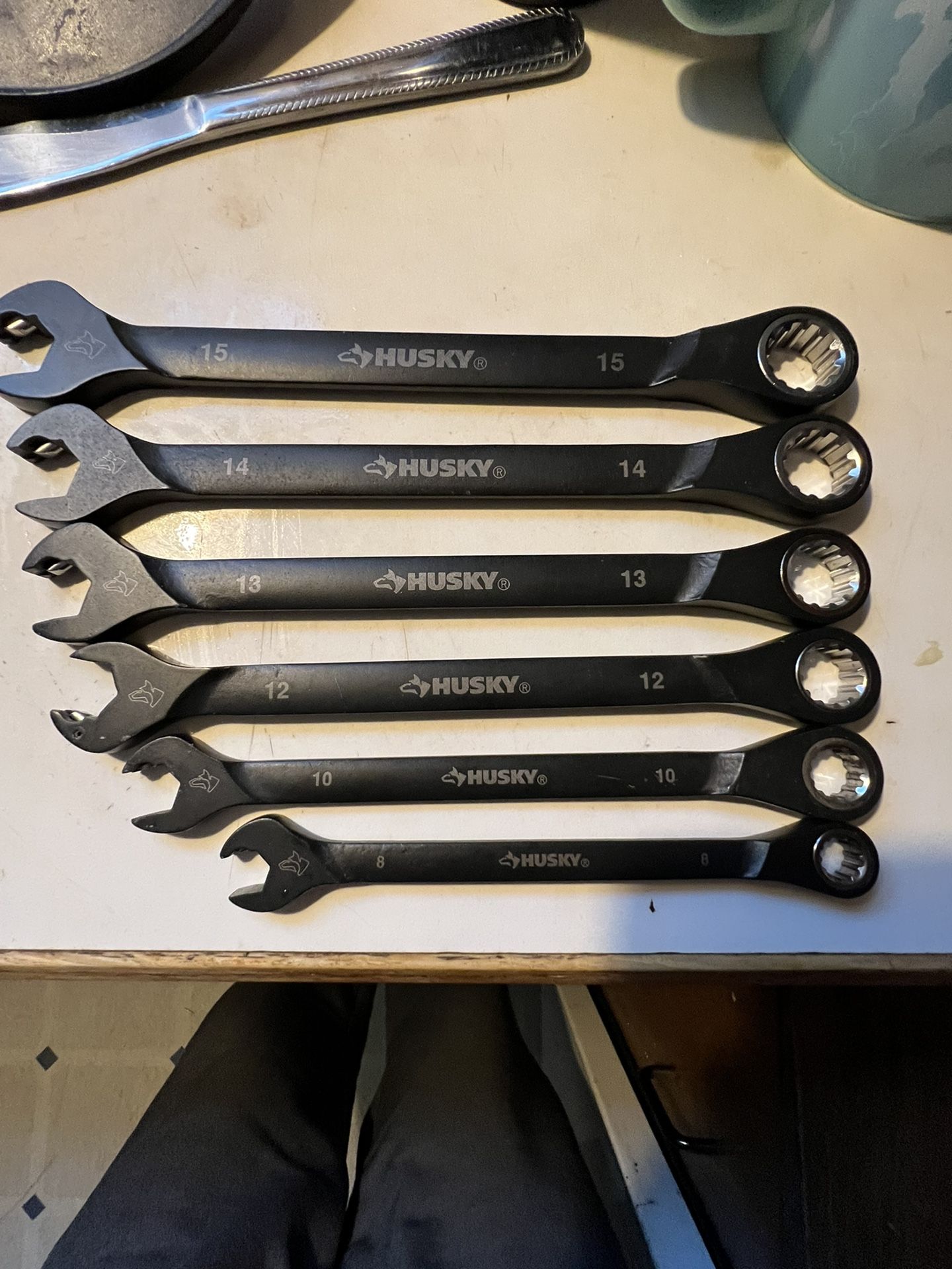 Husky 100-Position Double Ratcheting Wrench Set Metric 6-Piece