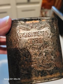 English Breakfast Tea Can With Lid