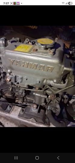 2GM20F Marine Diesel Engine & Kanzki Transmission - RUNS