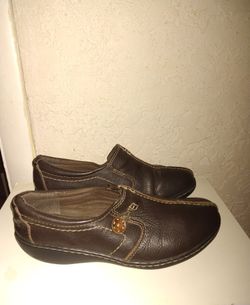 Clarks Collection Brown Leather Shoes