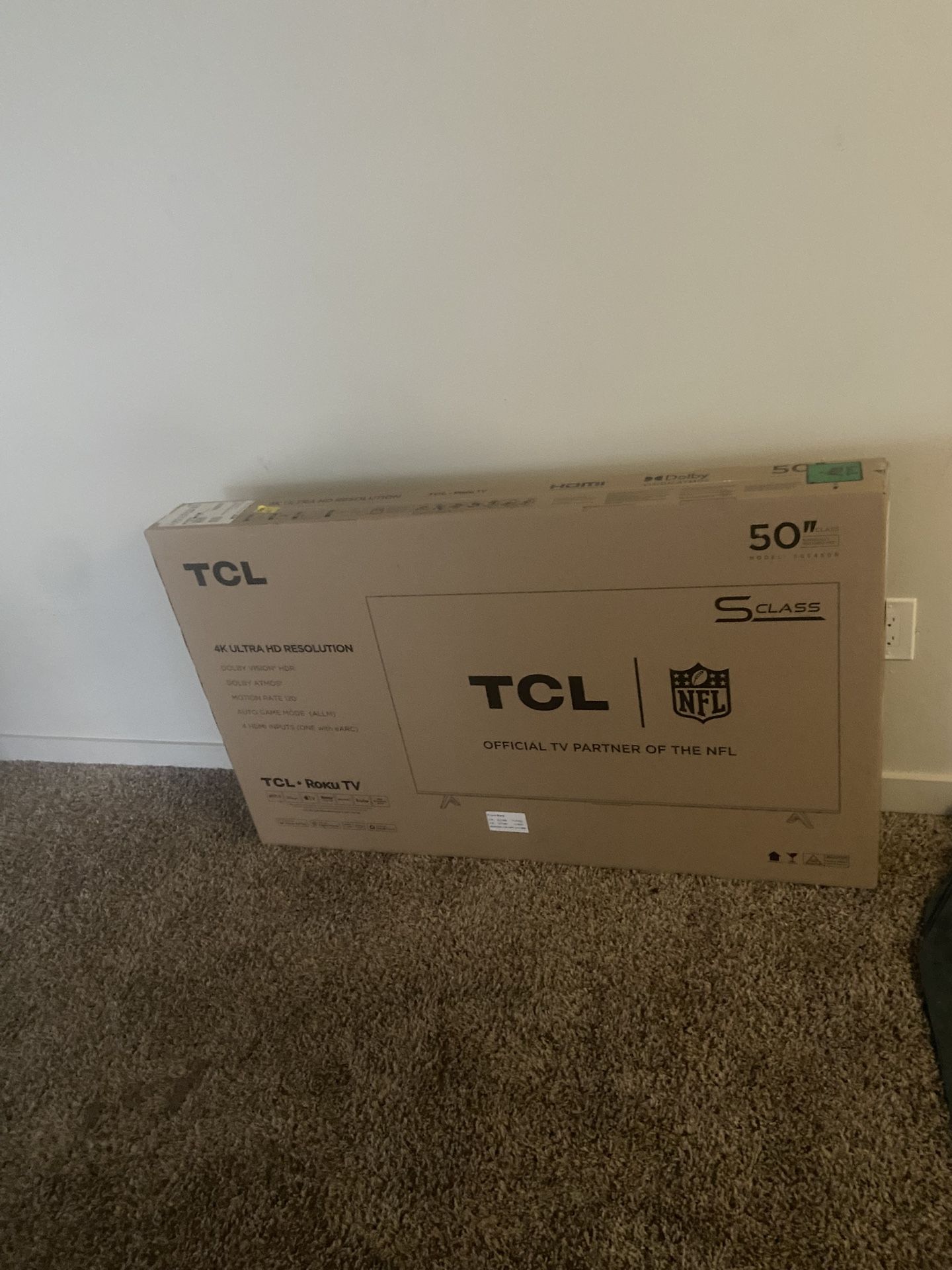 50’ TCL Smart TV