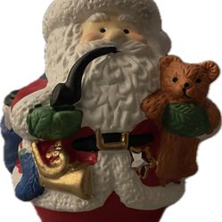 Santa Tea Light Candle Holder