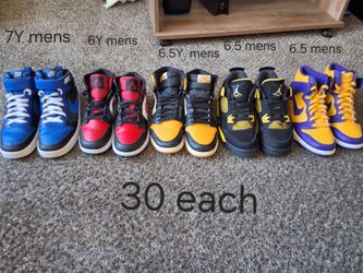 NIKE/JORDAN SHOES , $30 EACH
