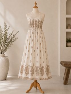 Halter long dress