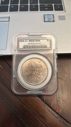 1884-CC over CC Rainbow toned