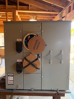 400amp Residential Service  Two Meter