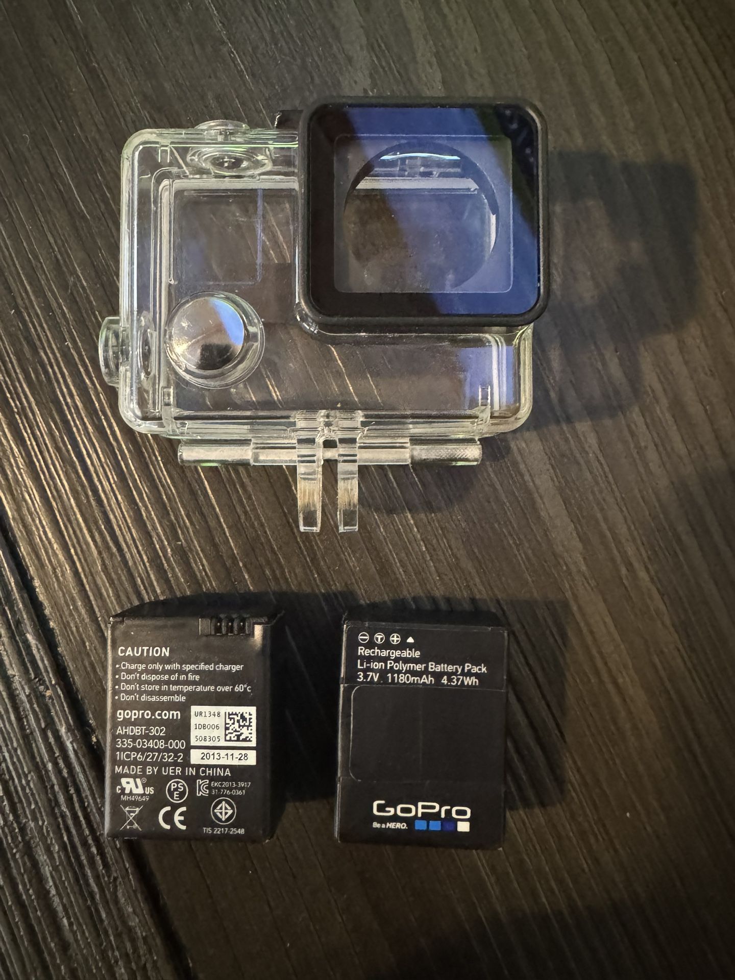 Go Pro Hero 3 Water Proof Case And Two Batteries